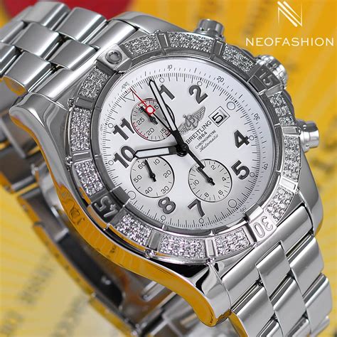 breitling a1370|breitling super avenger a13370 diamond.